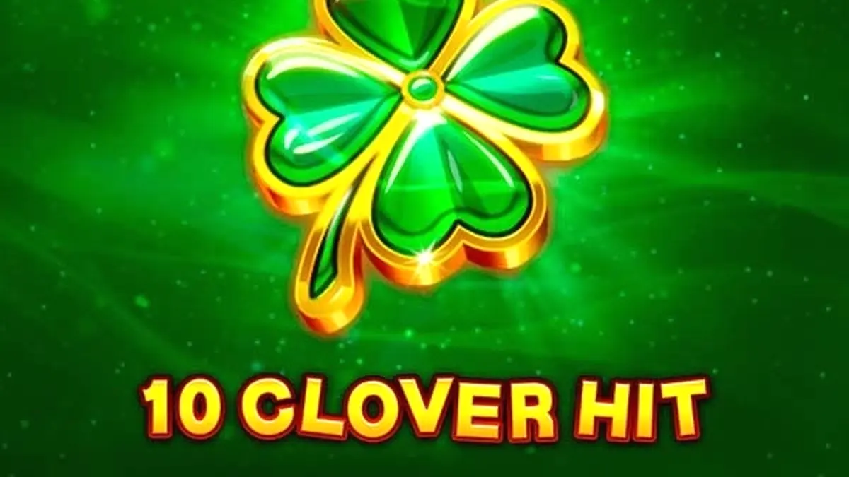 Interface do jogo 10 Clover Hit mostrando rolos e símbolos