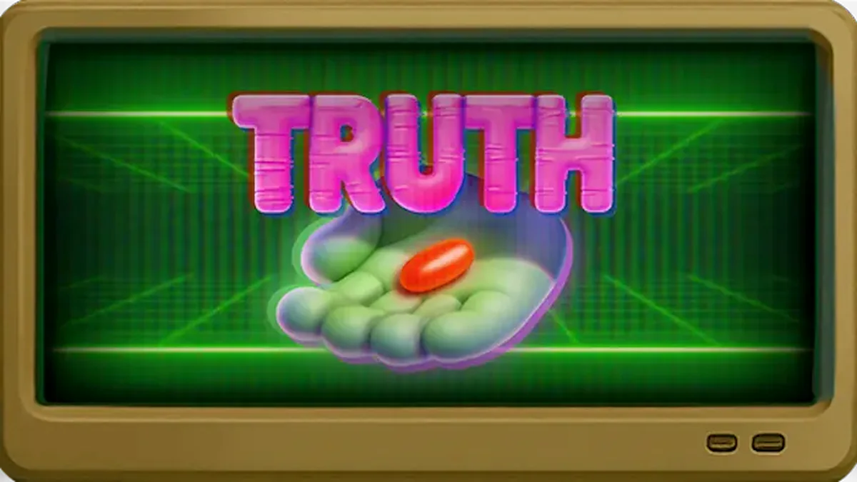 Interface do jogo de slot Preach TV com o pregador e monitores de TV